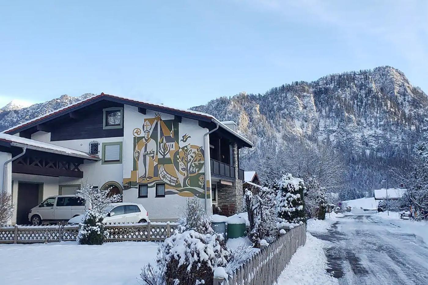 Gemuetliche Ferienwohnung Mit Terrasse Und Bergblick Inzell Exterior foto